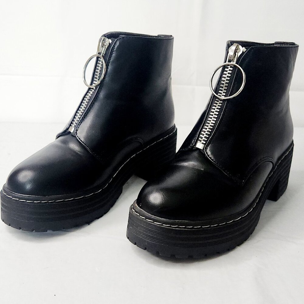 Seven 7 Zoe Black Platform Boots